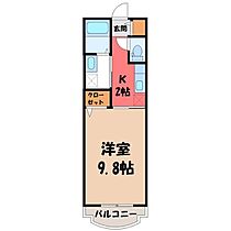 茨城県古河市東1丁目（賃貸マンション1K・2階・30.66㎡） その2