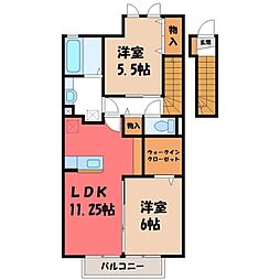 サニーヒルズ 2階/-