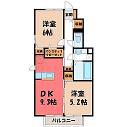 ロイヤル クレール A 1階/-
