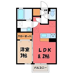 エール ド クラージュ B 1階/-