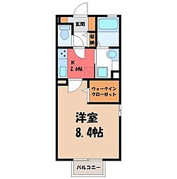 ショコラ ガーデン II 2階/-