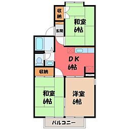 マロニエ 1番館 2階/-