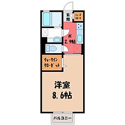 グローリア B 2階/-