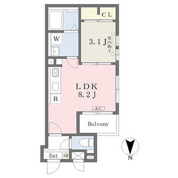 Cherim中村公園 ｜愛知県名古屋市中村区長筬町３丁目(賃貸アパート1LDK・3階・29.59㎡)の写真 その2