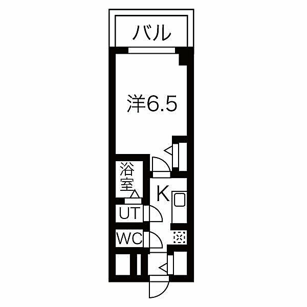 愛知県名古屋市西区新道２丁目(賃貸マンション1K・10階・22.40㎡)の写真 その2