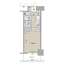 パルティール名西  ｜ 愛知県名古屋市西区枇杷島２丁目（賃貸マンション1K・14階・28.85㎡） その2