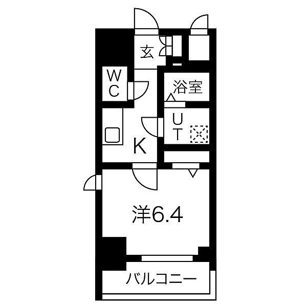 エスリード名古屋STATION WEST ｜愛知県名古屋市中村区中島町１丁目(賃貸マンション1K・4階・25.56㎡)の写真 その2