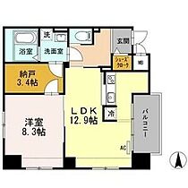 名駅アイサンメゾン  ｜ 愛知県名古屋市西区名駅２丁目（賃貸マンション1LDK・6階・55.39㎡） その2