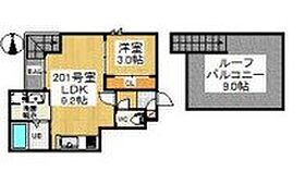 GRANDTIC浅間町  ｜ 愛知県名古屋市西区名西１丁目（賃貸アパート1LDK・2階・30.44㎡） その2