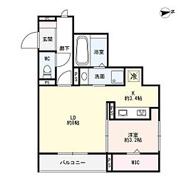 間取図画像 1LDK