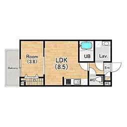 間取図画像 1LDK