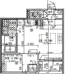 Jack meikoI 1LDKの間取図画像
