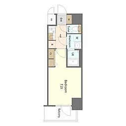 S-RESIDENCE名古屋菊井aline 1Kの間取図画像