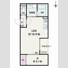 物件の間取り