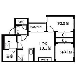 Tidy本陣西 1階/-