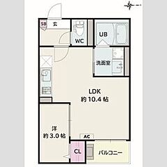 物件の間取り