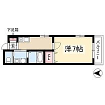 愛知県名古屋市熱田区比々野町（賃貸マンション1K・4階・24.58㎡） その2