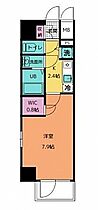 愛知県名古屋市北区清水３丁目（賃貸マンション1K・8階・26.25㎡） その2