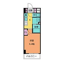 愛知県名古屋市中区千代田２丁目（賃貸マンション1K・5階・22.24㎡） その2