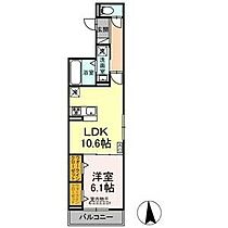 愛知県名古屋市中村区角割町２丁目（賃貸アパート1LDK・3階・43.66㎡） その2