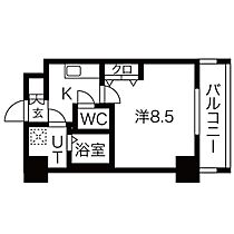 愛知県名古屋市東区泉３丁目（賃貸マンション1K・8階・28.56㎡） その2