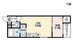 愛知県名古屋市南区弥次ヱ町４丁目（賃貸アパート1LDK・3階・30.18㎡） その2