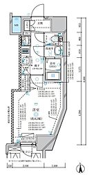 ディアレイシャス名古屋中村公園 1Kの間取図画像