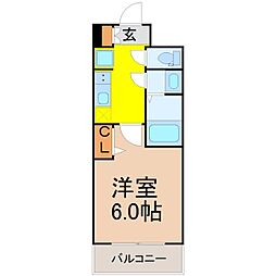 間取図画像 1K