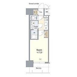 名古屋市西区新道1丁目マンション 1Kの間取図画像