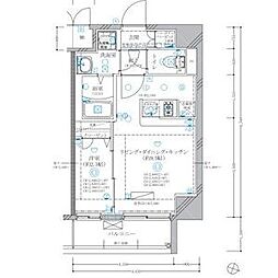 名古屋市中区千代田4丁目マンション 1LDKの間取図画像