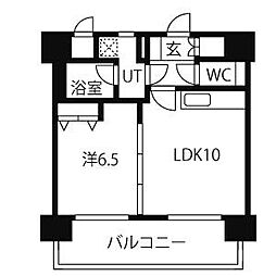 スタジオスクエア泉 1LDKの間取図画像