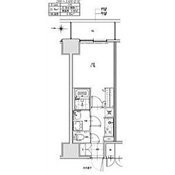 名古屋市北区杉栄町5丁目マンション 1Kの間取図画像