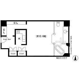 プリンセス姫ラグジュアリースイート 1Kの間取図画像