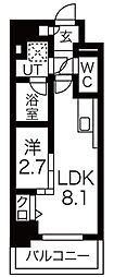 ポルタニグラ大須 1LDKの間取図画像