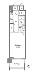 千種ライズ 1Kの間取図画像