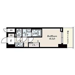 S-RESIDENCE上前津駅前 1Kの間取図画像