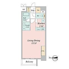 物件の間取り