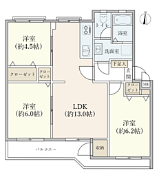 間取図画像 3LDK