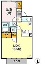 岡山県倉敷市片島町（賃貸アパート1LDK・1階・50.39㎡） その2