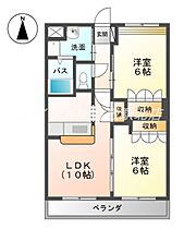 岡山県倉敷市西阿知町西原（賃貸アパート2LDK・2階・51.66㎡） その2