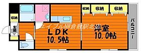 岡山県倉敷市川入（賃貸マンション1LDK・2階・49.50㎡） その2