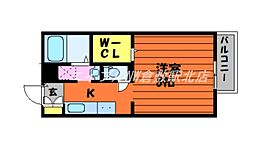 岡山県倉敷市新倉敷駅前3丁目（賃貸アパート1K・2階・27.08㎡） その2