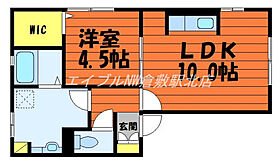 岡山県倉敷市阿知3丁目（賃貸アパート1LDK・1階・40.04㎡） その2