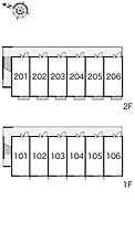 レオパレスセードル　1 203 ｜ 岡山県総社市井手1151-1（賃貸アパート1K・2階・20.28㎡） その4