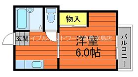 宮原マンション福井 203 ｜ 岡山県倉敷市福井142（賃貸アパート1K・2階・23.80㎡） その2