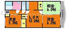 カーサフェリーチェI 201 ｜ 岡山県総社市中央4丁目24-103（賃貸マンション3LDK・2階・62.27㎡） その2