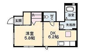 RAINBOW　A棟 101 ｜ 岡山県倉敷市四十瀬527-1（賃貸アパート1DK・1階・30.26㎡） その2