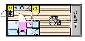 ハイム　ワケ 202 ｜ 岡山県倉敷市松島54-3（賃貸アパート1K・2階・26.00㎡） その2