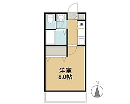 フィオーレ上東II 205 ｜ 岡山県倉敷市上東1075-3（賃貸アパート1K・2階・24.84㎡） その2