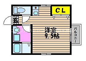 サンライズ花尻 201 ｜ 岡山県岡山市北区花尻みどり町8-105（賃貸アパート1R・2階・30.25㎡） その2